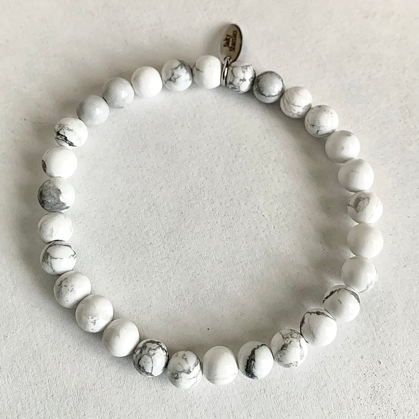 White Howlite Synergy Bracelet 6mm