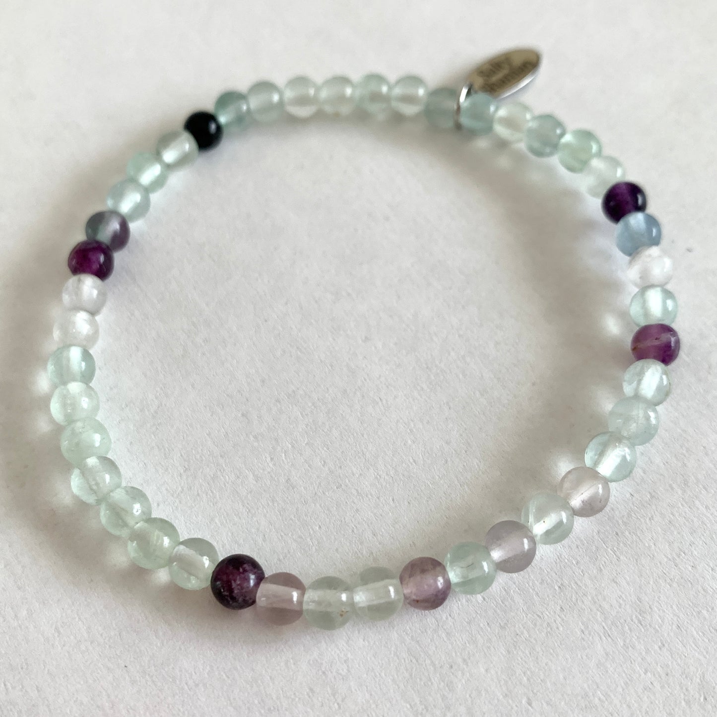 Rainbow Fluorite Synergy Bracelet 4mm