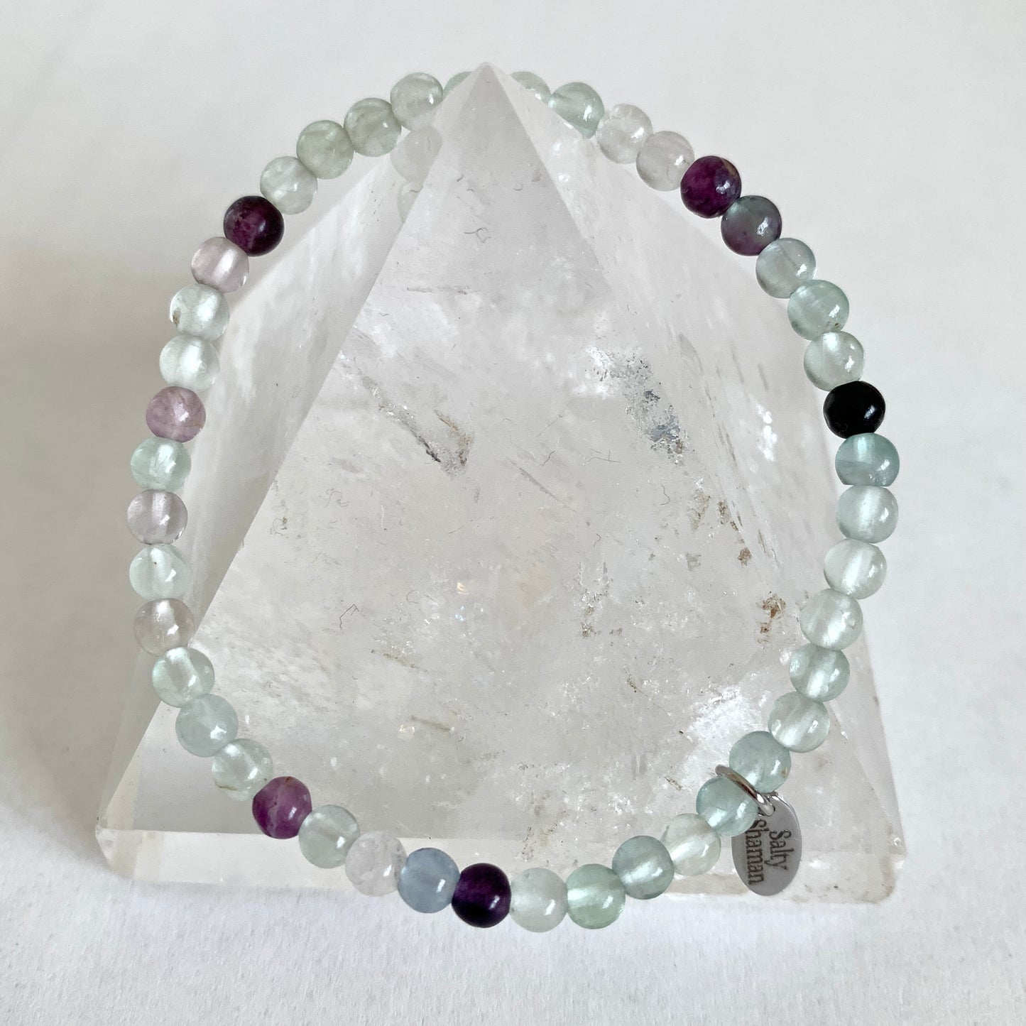 Rainbow Fluorite Synergy Bracelet 4mm