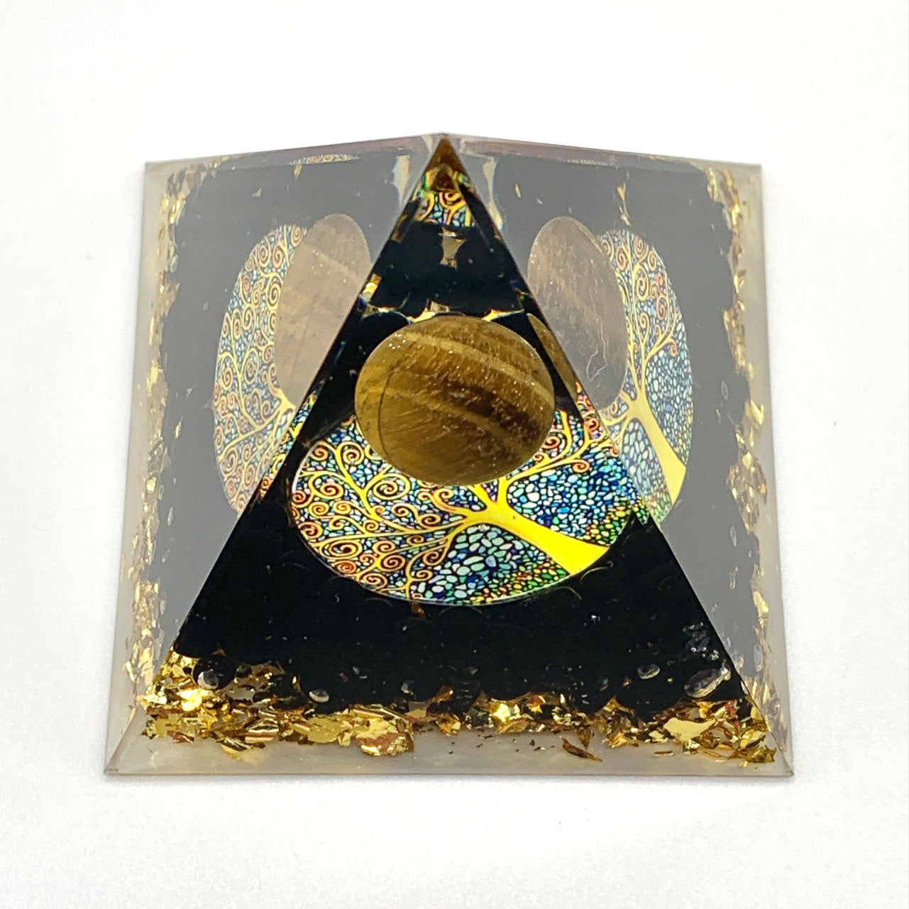 Jupiter and the Tree of Life Orgonite Pyramid